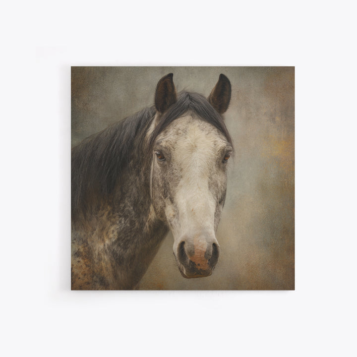 Elegant Animal Portrait Canvas Print, Art, Printable Art, Living Room Decor, Fine Art, Statement Artwork, Boho Decor, ART-1x1-90