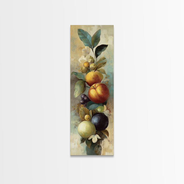 Bold Pop Fruit Composition Canvas Print, Art, Wall Art for Mom, Living Room Decor, Fine Art, Wood Wall Art, Prints Wall Art, ART-1x3-100