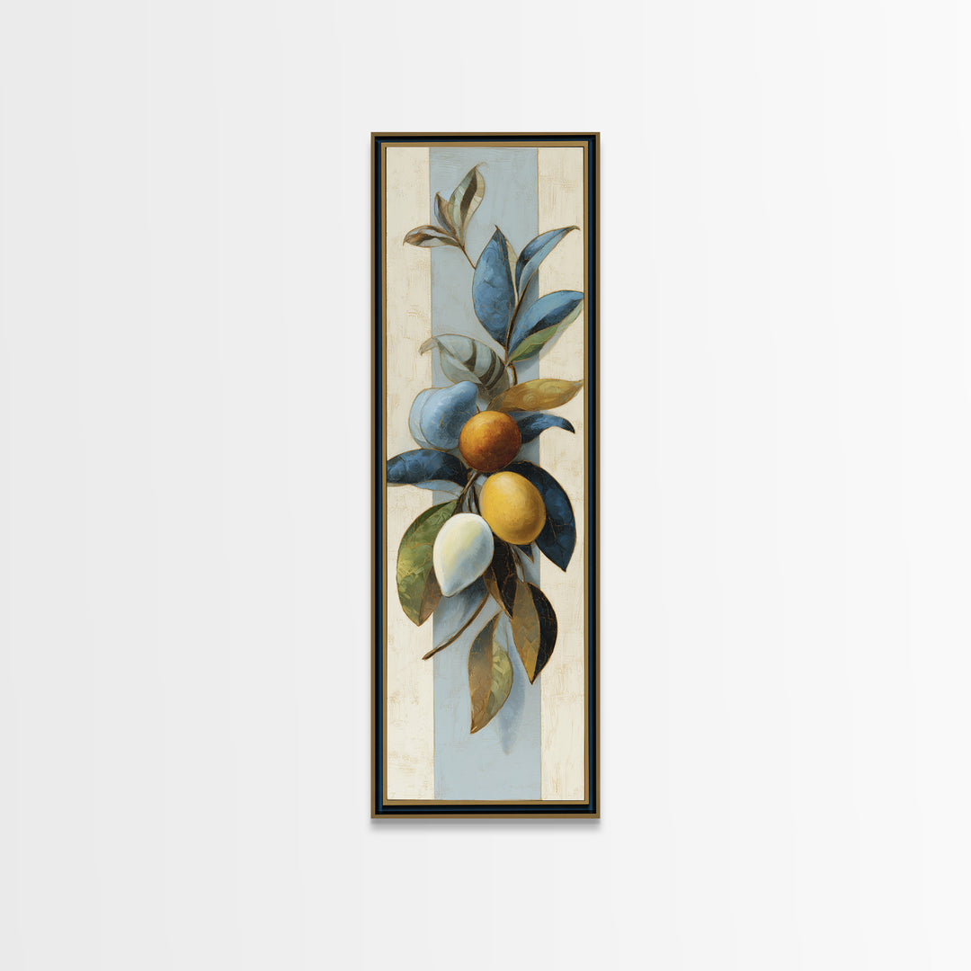 Bold Pop Fruit Composition Canvas Print, Art, Gallery Decor, Living Room Decor, Fine Art, Contemporary Art, Wall Art, ART-1x3-28