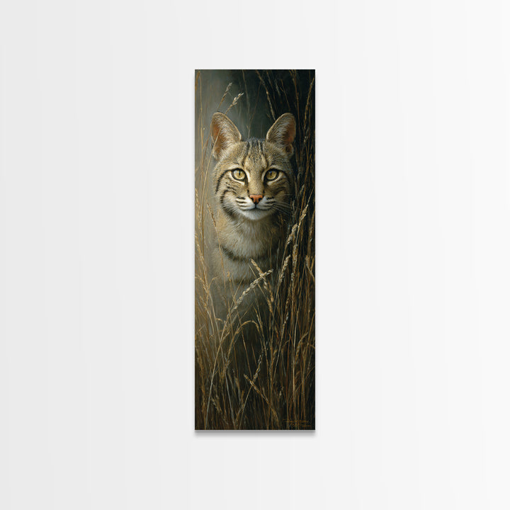 Elegant Animal Portrait Framed Canvas Print, Art, Textured Wall Art, Living Room Decor, Oil Painting, Gallery Decor, ART-1x3-30