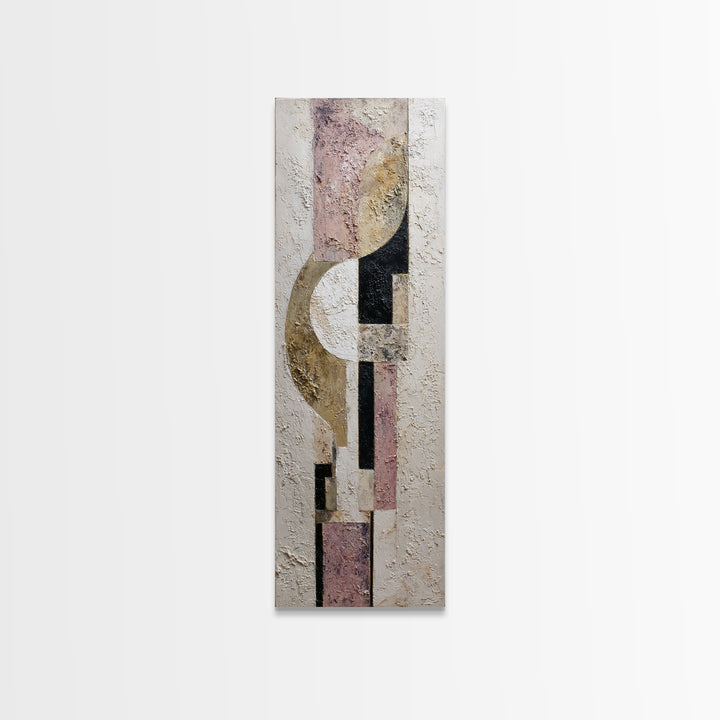 Textured Neutral Abstraction Canvas Print, Art, Textured Wall Art, Living Room Decor, Abstract Art, Gallery Decor, ART-1x3-49