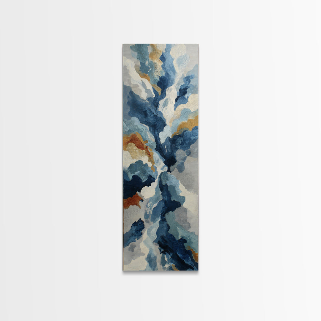 Abstract Water Forms Canvas Print, Art, Neutral Decor, Living Room Decor, Abstract Art, Art Prints, Digital Art, ART-1x3-7