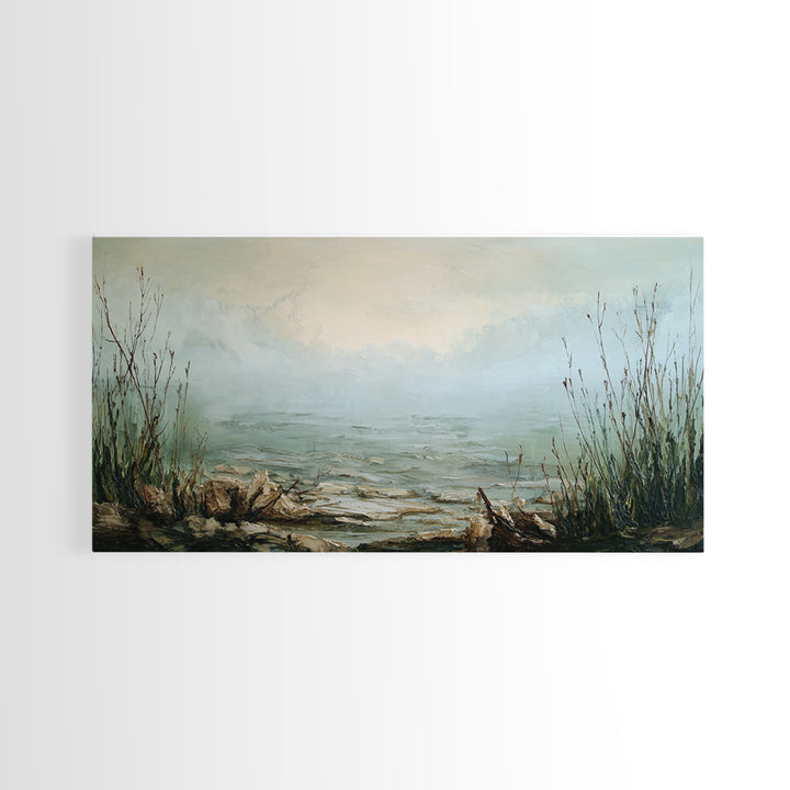Surreal Dream Landscape Canvas Print, Art, Printable Wall Art, Living Room Decor, Watercolor Art, Canvas Art, ART-2x1-31