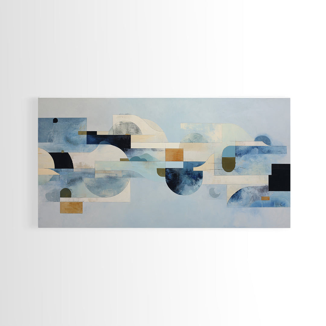 Abstract Water Forms Canvas Print, Art, Living Room Decor, Fine Art, Art Nouveau, Framed Wall Art, Canvas Wall Art, ART-2x1-39