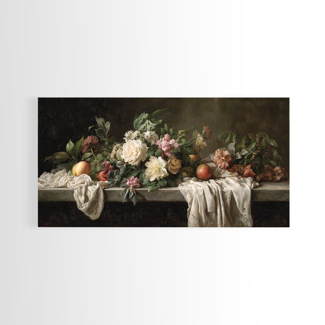 Museum Still Life Canvas Print, Art, Printable Wall Art, Living Room Decor, Watercolor Art, Canvas Art, Ai Art, ART-2x1-69