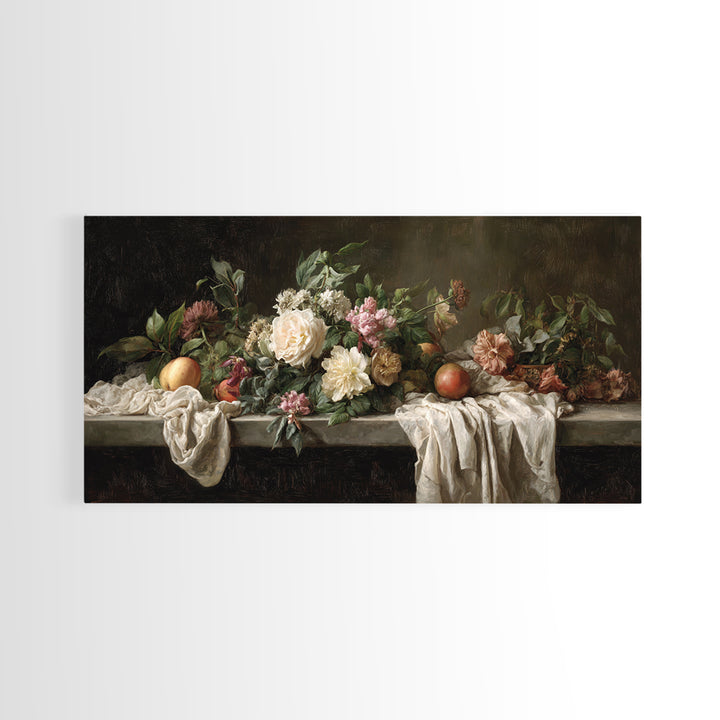 Museum Still Life Canvas Print, Art, Printable Wall Art, Living Room Decor, Watercolor Art, Canvas Art, Ai Art, ART-2x1-69