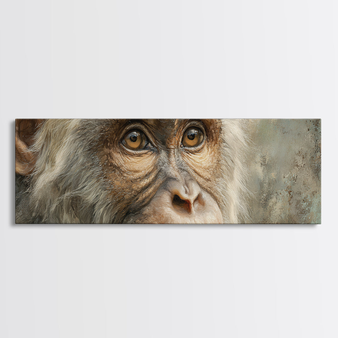 Elegant Animal Portrait Canvas Print, Art, Art Prints, Living Room Decor, Fine Art, Framed Wall Art, Canvas Wall Art, ART-3x1-34