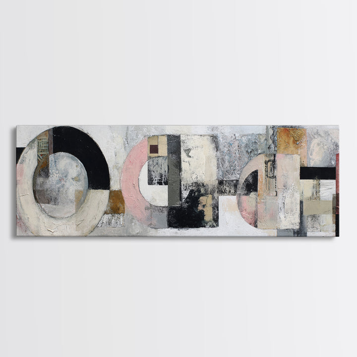 Textured Neutral Abstraction Framed Canvas Print, Art, Art Prints, Living Room Decor, Abstract Art, Framed Wall Art, ART-3x1-5