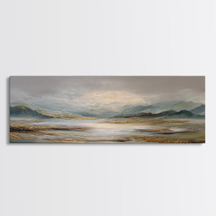 Surreal Dream Landscape Canvas Print, Art, Wall Art Prints, Living Room Decor, Fine Art, Ai Art, Textured Wall Art, ART-3x1-75