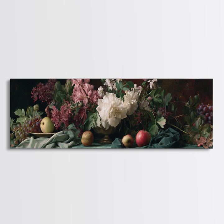 Museum Still Life Framed Canvas Print, Art, Wood Wall Art, Living Room Decor, Fine Art, Modern Decor, Fine Art Print, ART-3x1-89
