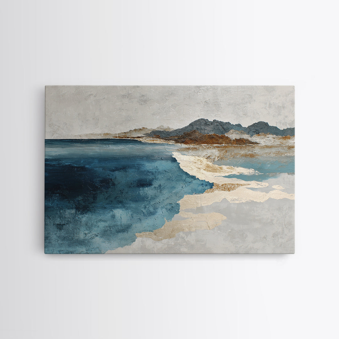 Abstract Water Forms Framed Canvas Print, Art, Pink Wall Art, Living Room Decor, Fine Art, Textured Painting, ART-3x2-47