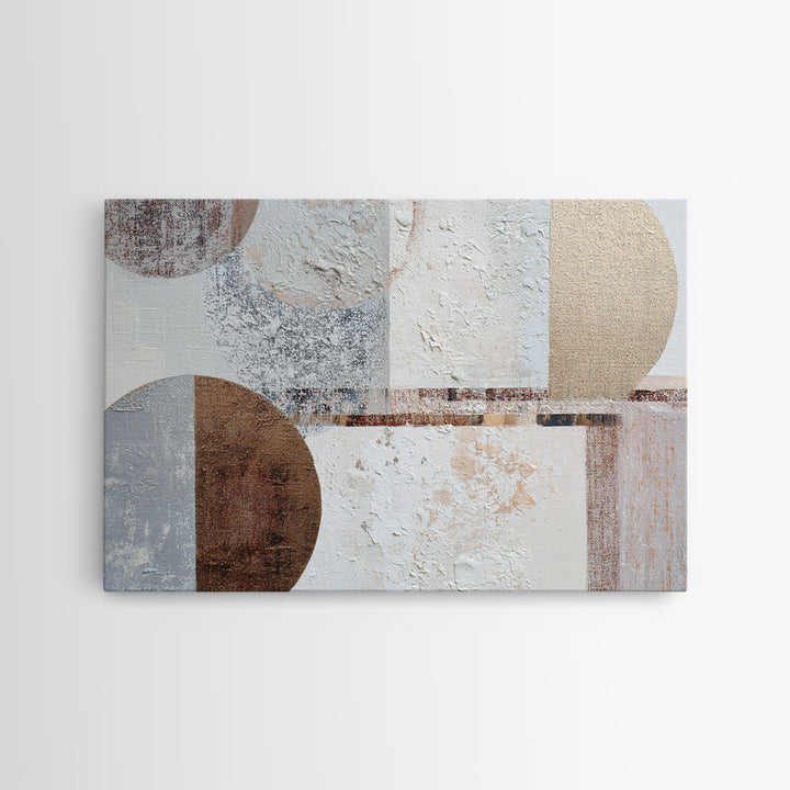 Textured Neutral Abstraction Canvas Print, Art, Black Art, Living Room Decor, Fine Art, Wall Decor, Neutral Decor, ART-3x2-89