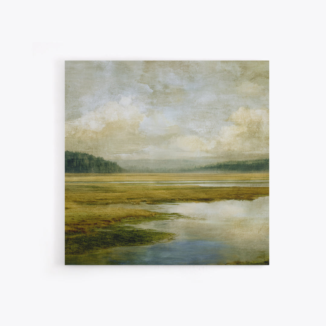 Wide Olive and Beige Meadow Panorama Canvas Print, Above Sofa Art, Set of 3 Wall Art, Living Room Decor, Fine Art, Statement, ASA-1x1-10