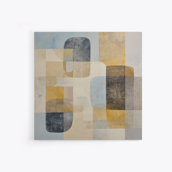 Large Modern Organic Shapes Framed Canvas Print, Above Sofa Art, Wall Art Print, Living Room Decor, Fine Art, Statement, ASA-1x1-2