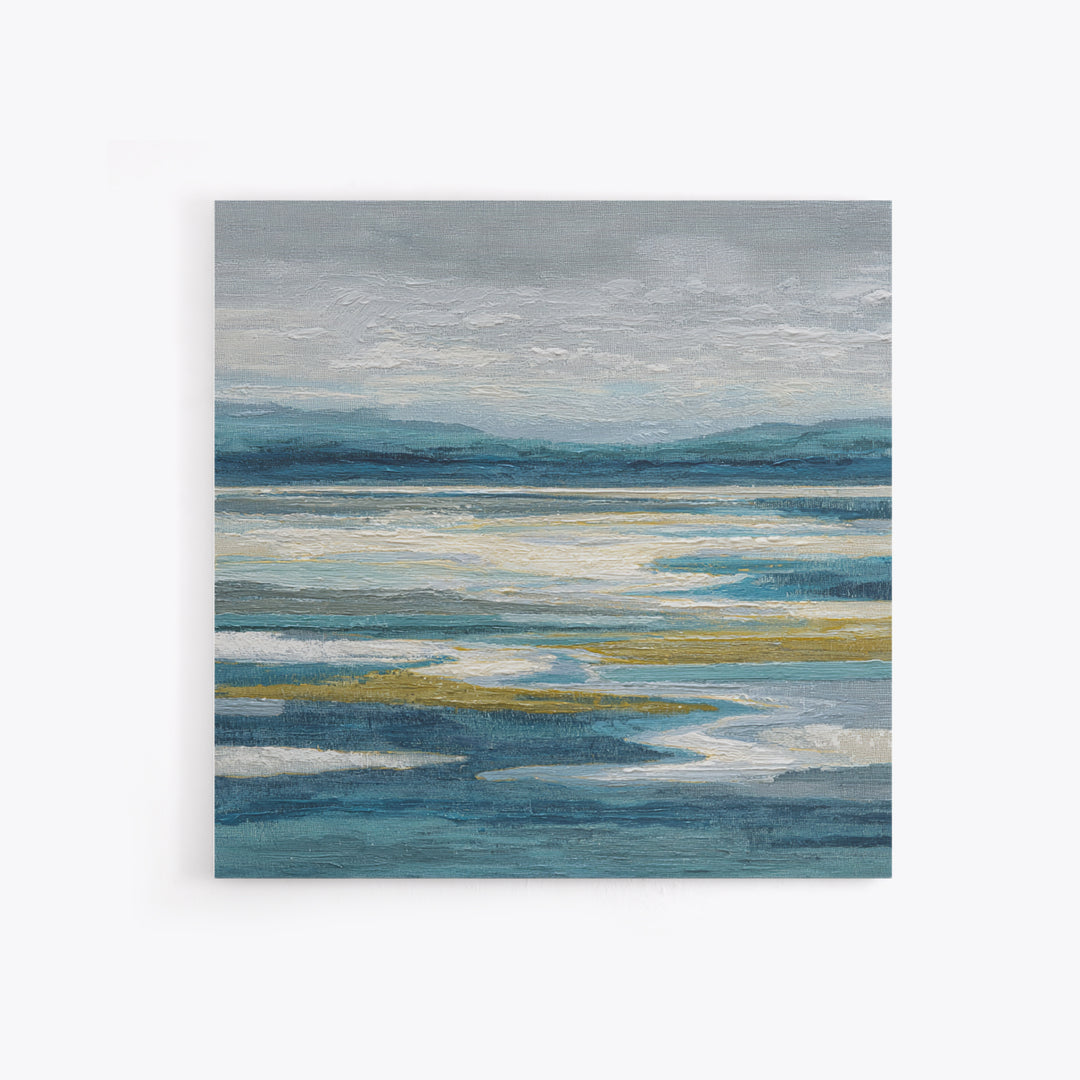 Abstract River Bends Canvas Print, Above Sofa Art, Textured Wall Art, Living Room Decor, Abstract Art, Statement, ASA-1x1-23