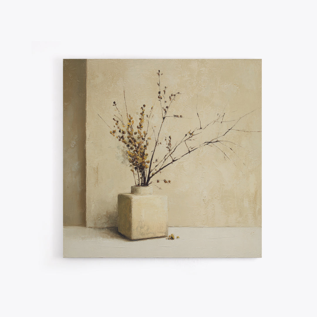 Large Neutral Still Life Framed Canvas Print, Above Sofa Art, Coastal Wall Art, Living Room Decor, Fine Art, Statement, ASA-1x1-38