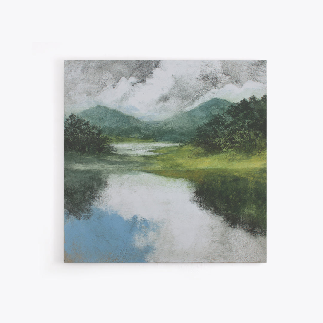 Gallery Style Landscape with Expansive Negative Space Canvas Print, Above Sofa Art, Home Decor, Living Room Decor, Statement, ASA-1x1-48
