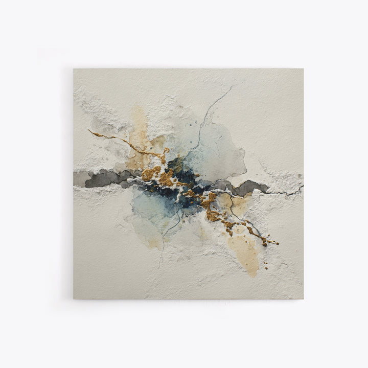 Minimal Black Ink Composition Framed Canvas Print, Above Sofa Art, Farmhouse Decor, Living Room Decor, Fine Art, Statement, ASA-1x1-8