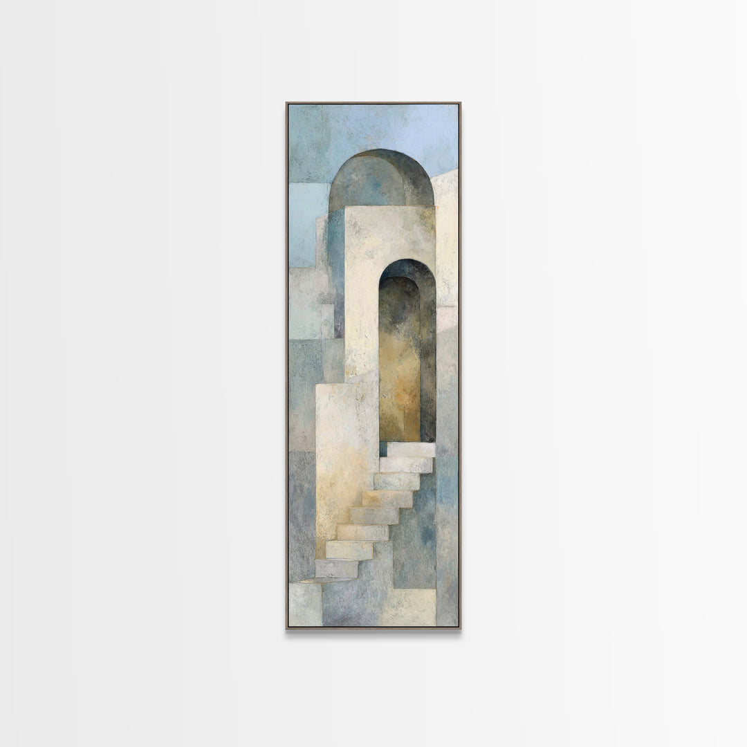 Architectural Arch Study Canvas Print, Above Sofa Art, Statement Artwork, Living Room Decor, Statement, Mid Century Modern, ASA-1x3-93
