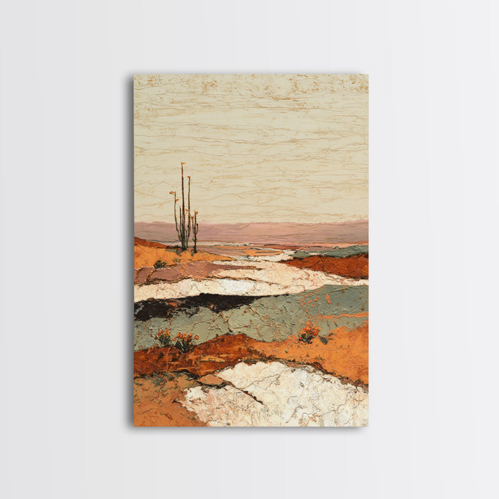 Abstract Canyon Landscape Canvas Print, Above Sofa Art, Wall Decor, Living Room Decor, Fine Art, Statement, Contemporary Art, ASA-2x3-39