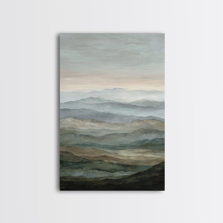 Oversized Abstract Landscape Canvas Print, Above Sofa Art, Canvas Wall Art, Living Room Decor, Statement, Living Room Wall Art, ASA-2x3-57