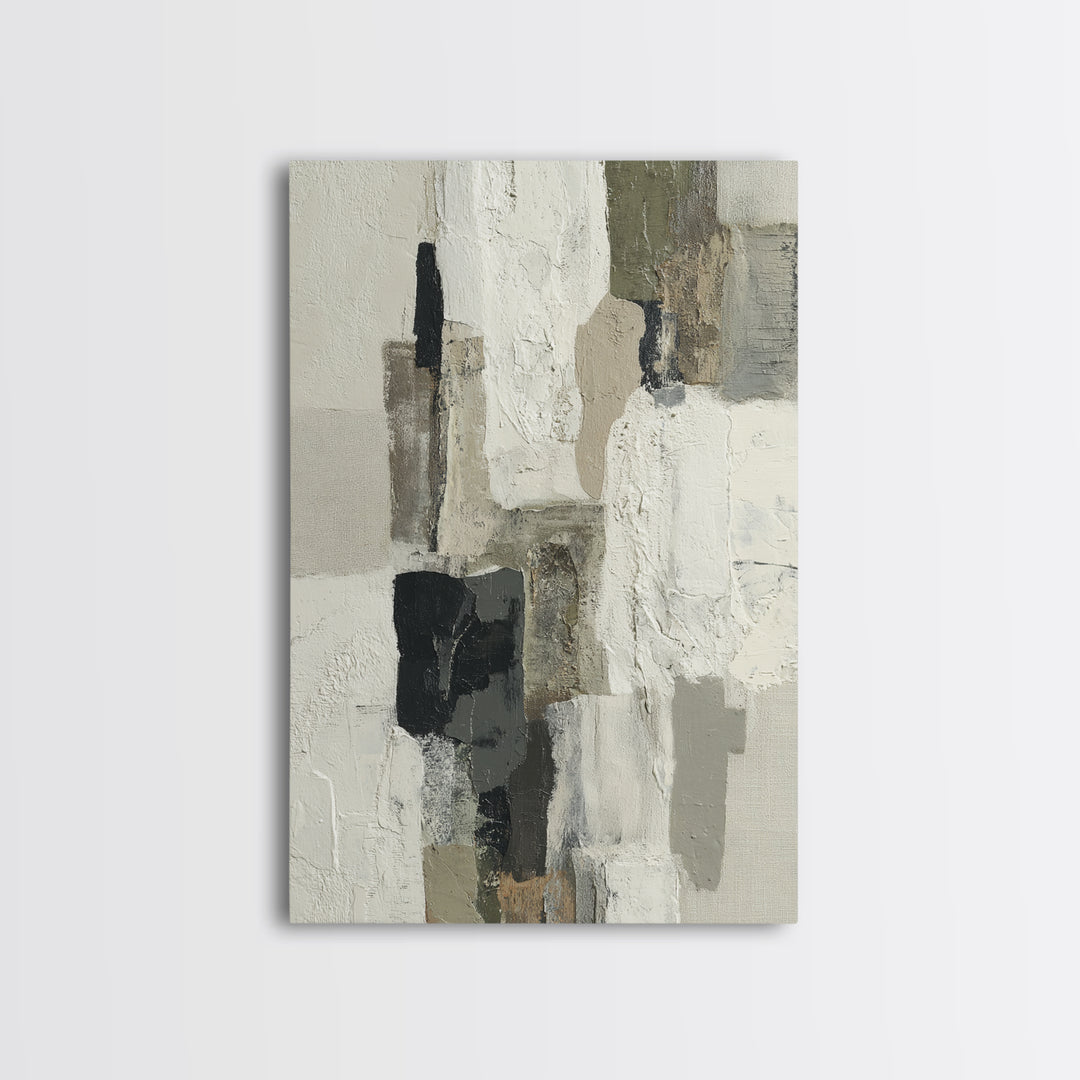 Large Modern Organic Shapes Canvas Print, Above Sofa Art, Contemporary Art, Living Room Decor, Abstract Art, Statement, ASA-2x3-58