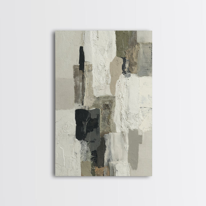 Large Modern Organic Shapes Canvas Print, Above Sofa Art, Contemporary Art, Living Room Decor, Abstract Art, Statement, ASA-2x3-58