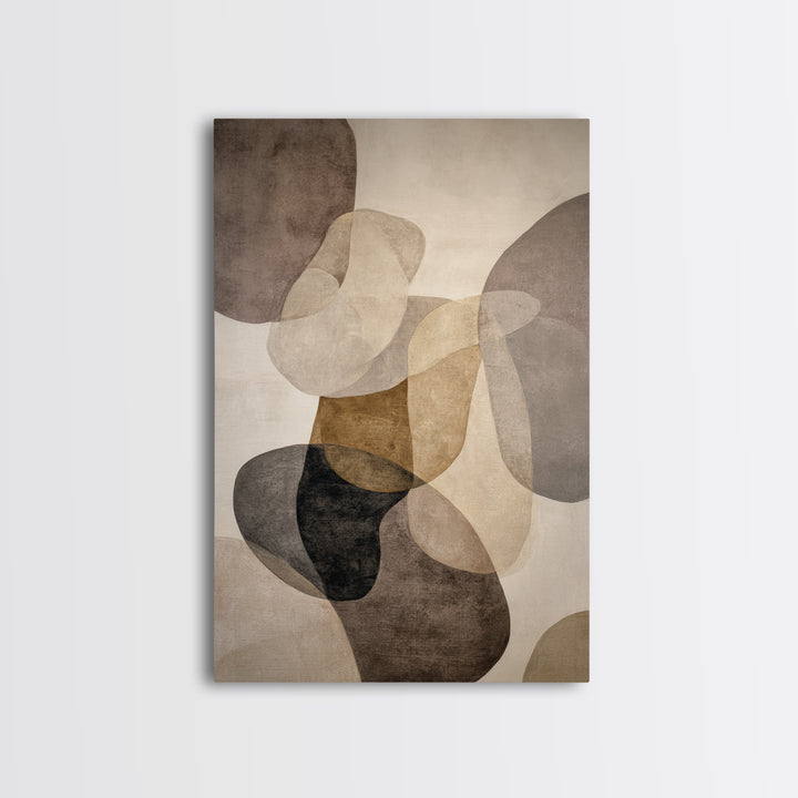 Large Modern Organic Shapes Canvas Print, Above Sofa Art, Contemporary Art, Living Room Decor, Abstract Art, Statement, ASA-2x3-82