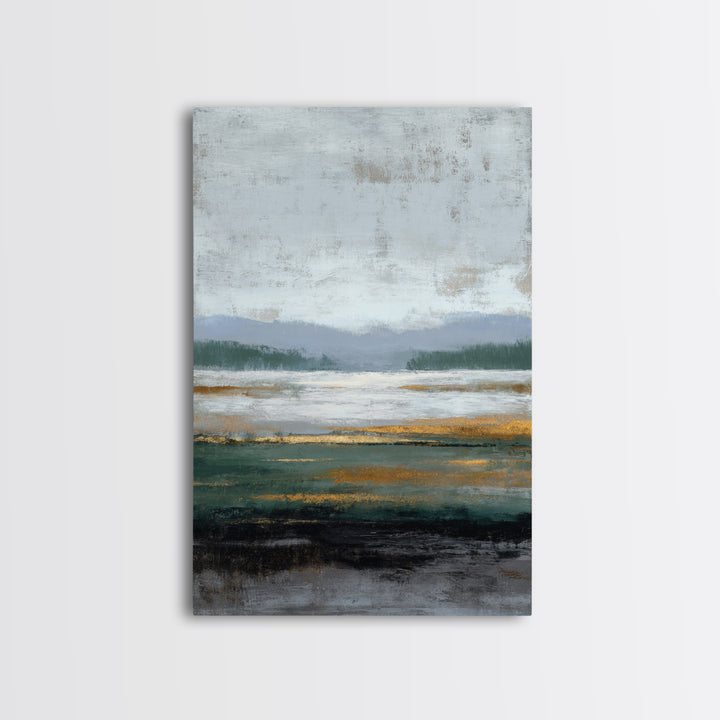Oversized Abstract Landscape Canvas Print, Above Sofa Art, Art Print, Living Room Decor, Fine Art, Statement, Textured Wall Art, ASA-2x3-9