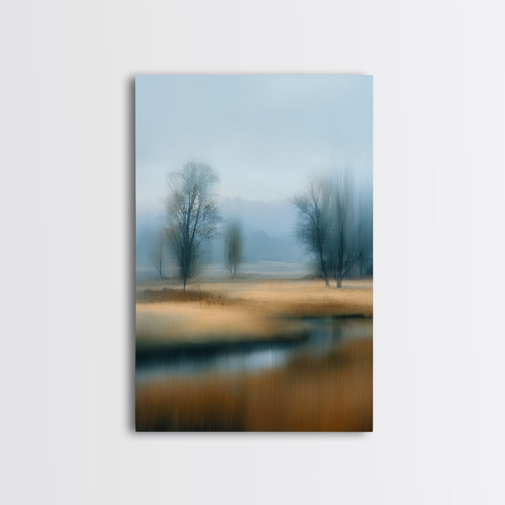 Modern Scandinavian Forest Canvas Print, Above Sofa Art, Canvas Wall Art, Living Room Decor, Statement, Living Room Wall Art, ASA-2x3-95