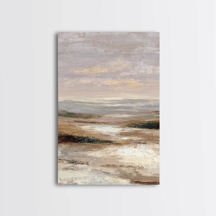 Sunlit Rolling Hills Framed Canvas Print, Above Sofa Art, Large Wall Art, Living Room Decor, Statement 497, Set of Wall Art, ASA-2x3-97