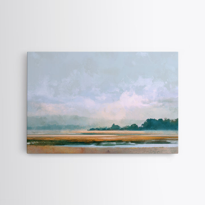 Gallery Style Landscape with Expansive Negative Space Canvas Print, Above Sofa Art, Room Decor, Living Room Decor, Statement, ASA-3x2-4