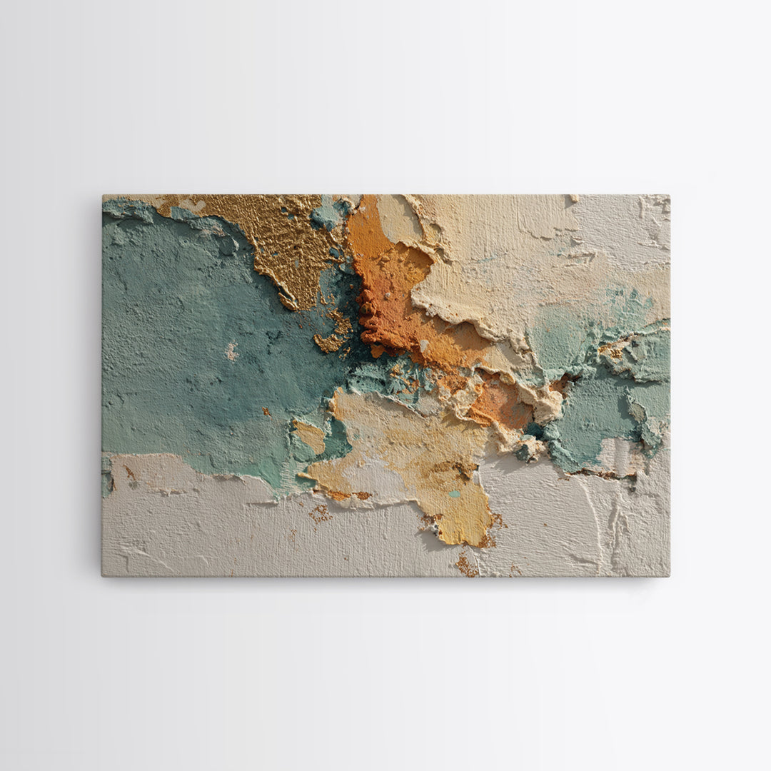 Sunlit Rolling Hills Framed Canvas Print, Above Sofa Art, Watercolor Painting, Living Room Decor, Fine Art, Statement, ASA-3x2-45