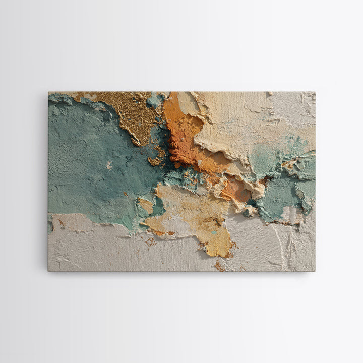 Sunlit Rolling Hills Framed Canvas Print, Above Sofa Art, Watercolor Painting, Living Room Decor, Fine Art, Statement, ASA-3x2-45