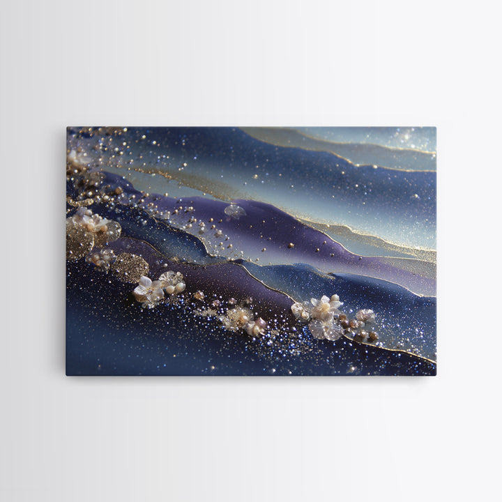 Scorpio Formed from Stars and Jeweled Shadows Canvas Print, Astrology Art, Psychedelic Art, Living Room Decor, Fine Art, Zodiac, AST-3x2-38