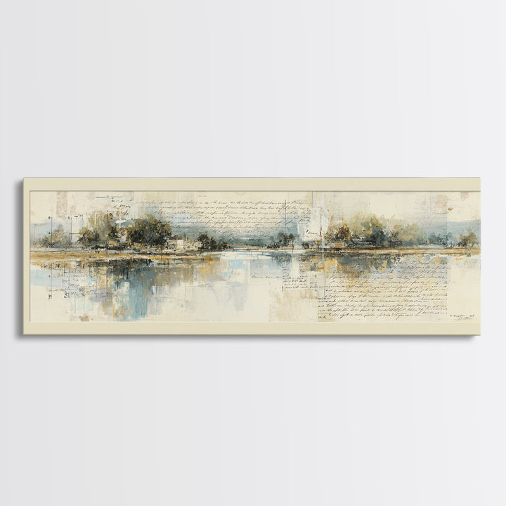 Antique Key and Handwritten Letter Arrangement Without Canvas Print, Bed and Breakfast Art, Bedroom Prints, Living Room Decor, BAB-3x1-49
