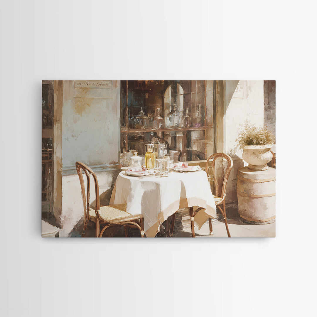 Parisian Dessert Poster Canvas Print, Bakery Art, Luxury Decor, Bakery Decor, Fine Art, Patisserie, Kitchen Wall Art, BAK-3x2-76