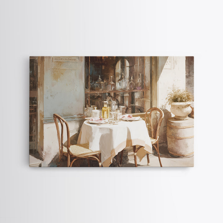 Parisian Dessert Poster Canvas Print, Bakery Art, Luxury Decor, Bakery Decor, Fine Art, Patisserie, Kitchen Wall Art, BAK-3x2-76