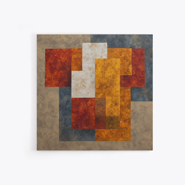 Sports Jersey Abstract Framed Canvas Print, Basement Art, Gallery Decor, Living Room Decor, Abstract Art, Retreat, BAS-1x1-78