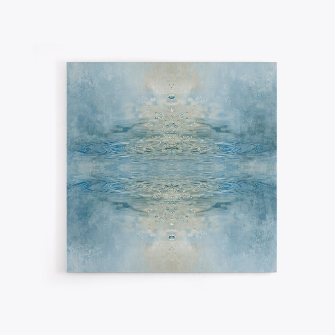 Abstract Water Ripples Canvas Print, Bathroom Art, Bathroom Accessories, Bathroom Decor, Abstract Art, Spa, Fine Art Print, BAT-1x1-5