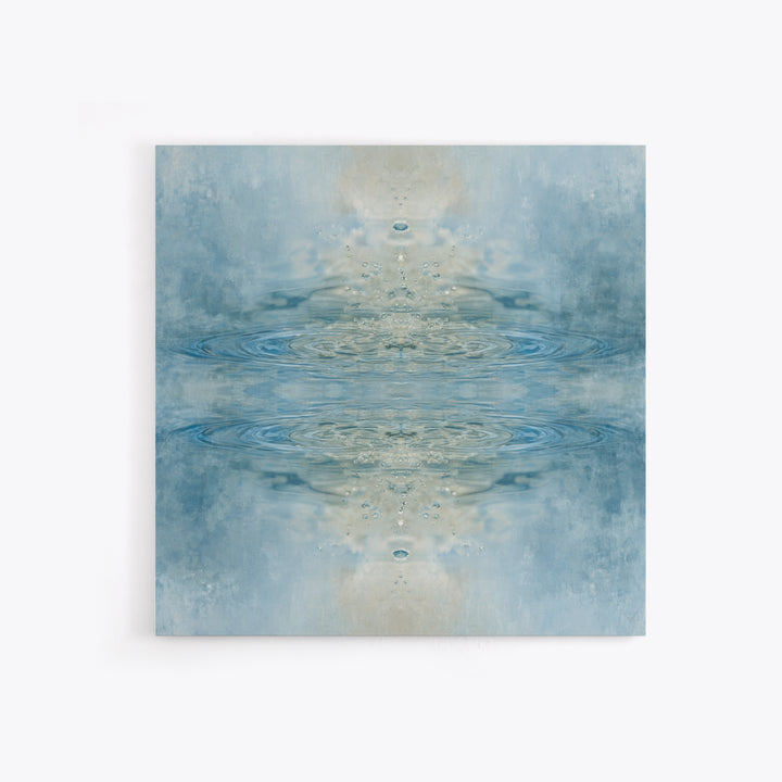 Abstract Water Ripples Canvas Print, Bathroom Art, Bathroom Accessories, Bathroom Decor, Abstract Art, Spa, Fine Art Print, BAT-1x1-5