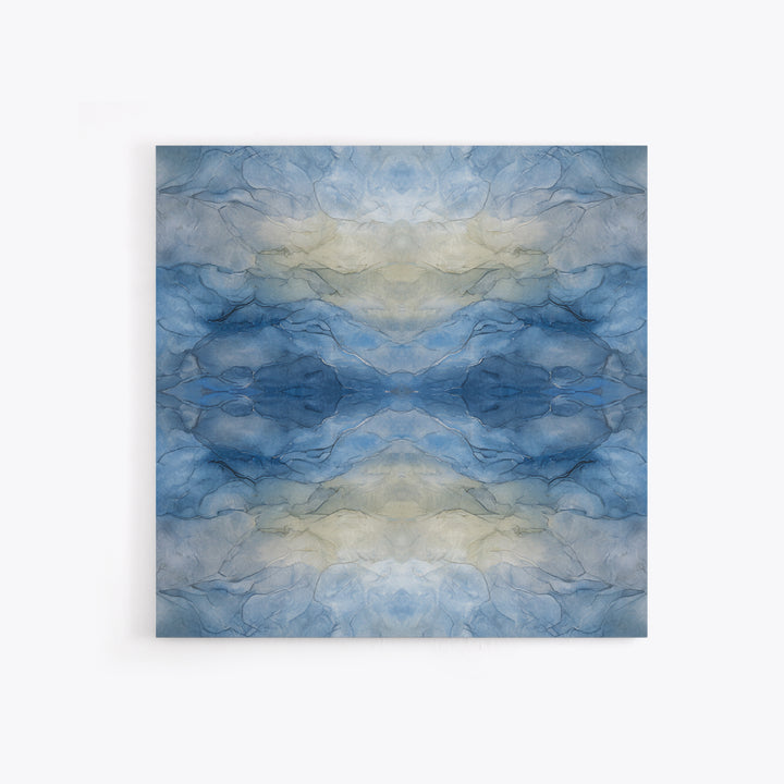 Soft Cloud and Rain Composition Framed Canvas Print, Bathroom Art, Trendy Wall Art, Bathroom Decor, Fine Art, Spa, BAT-1x1-67