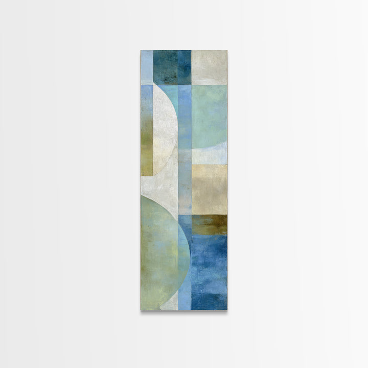 Clean Geometric Forms Canvas Print, Bathroom Art, Printable, Bathroom Decor, Spa, Bathroom Prints, Bathroom Wall Decor, BAT-1x3-33