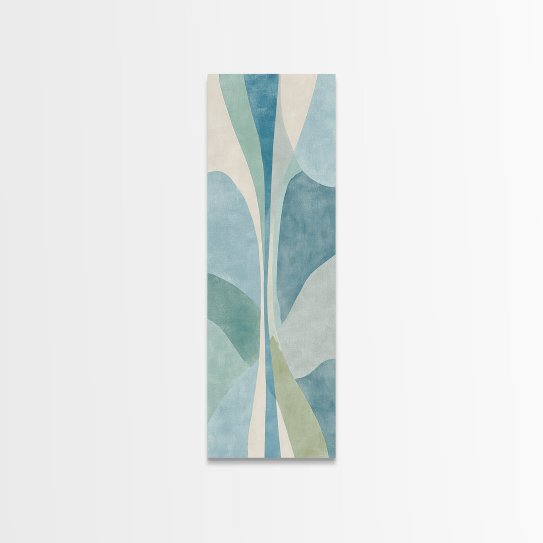 Clean Geometric Forms Canvas Print, Bathroom Art, Printable Wall Art, Bathroom Decor, Abstract Art, Spa, Bathroom Wall Decor, BAT-1x3-81