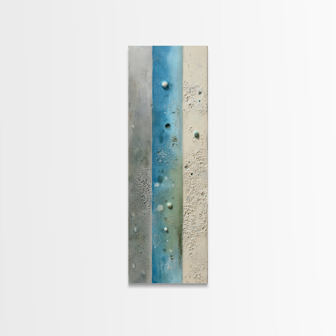 Clean Geometric Forms Canvas Print, Bathroom Art, Bathroom Wallpaper, Bathroom Decor, Abstract Art, Spa, Luxury Decor, BAT-1x3-9