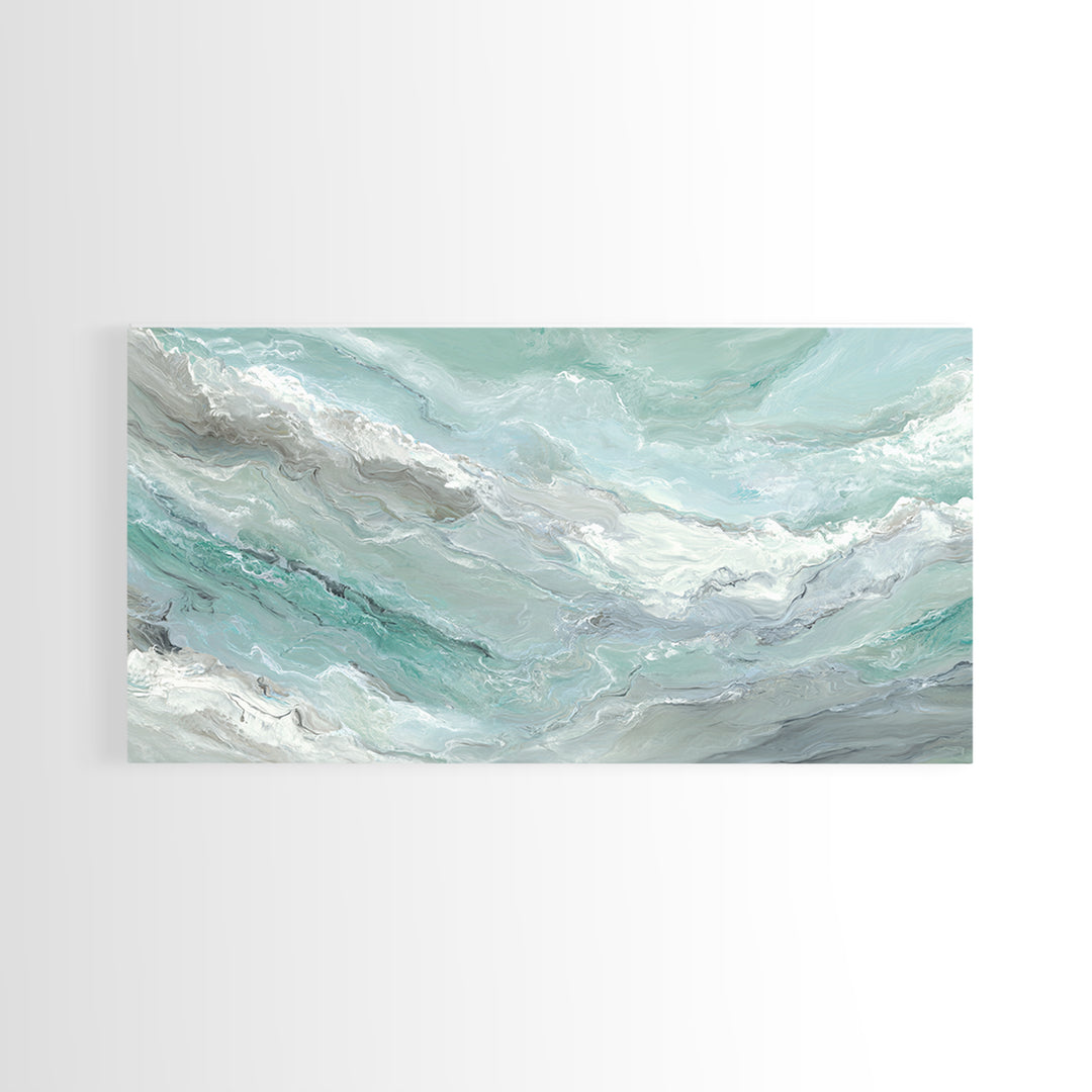 Abstract Marble Texture Canvas Print, Bathroom Art, Contemporary Art, Bathroom Decor, Abstract Art, Spa, Framed Wall Art, BAT-2x1-36
