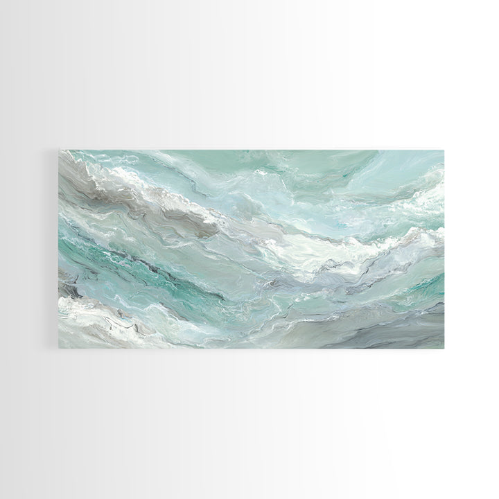 Abstract Marble Texture Canvas Print, Bathroom Art, Contemporary Art, Bathroom Decor, Abstract Art, Spa, Framed Wall Art, BAT-2x1-36