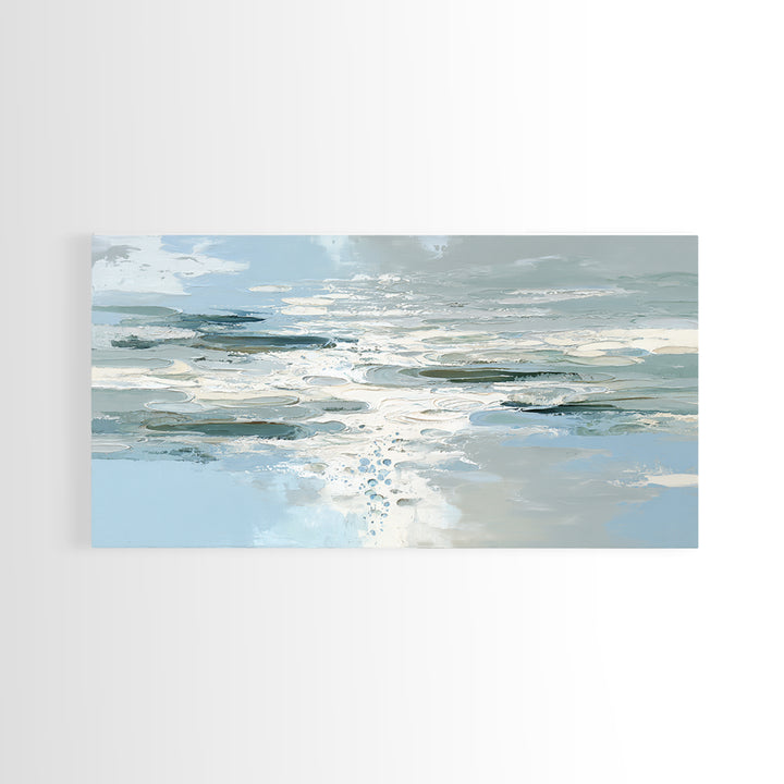 Abstract Water Ripples Canvas Print, Bathroom Art, Wall Art, Bathroom Decor, Abstract Art, Spa, Dog Portrait, Canvas Wall Art, BAT-2x1-49