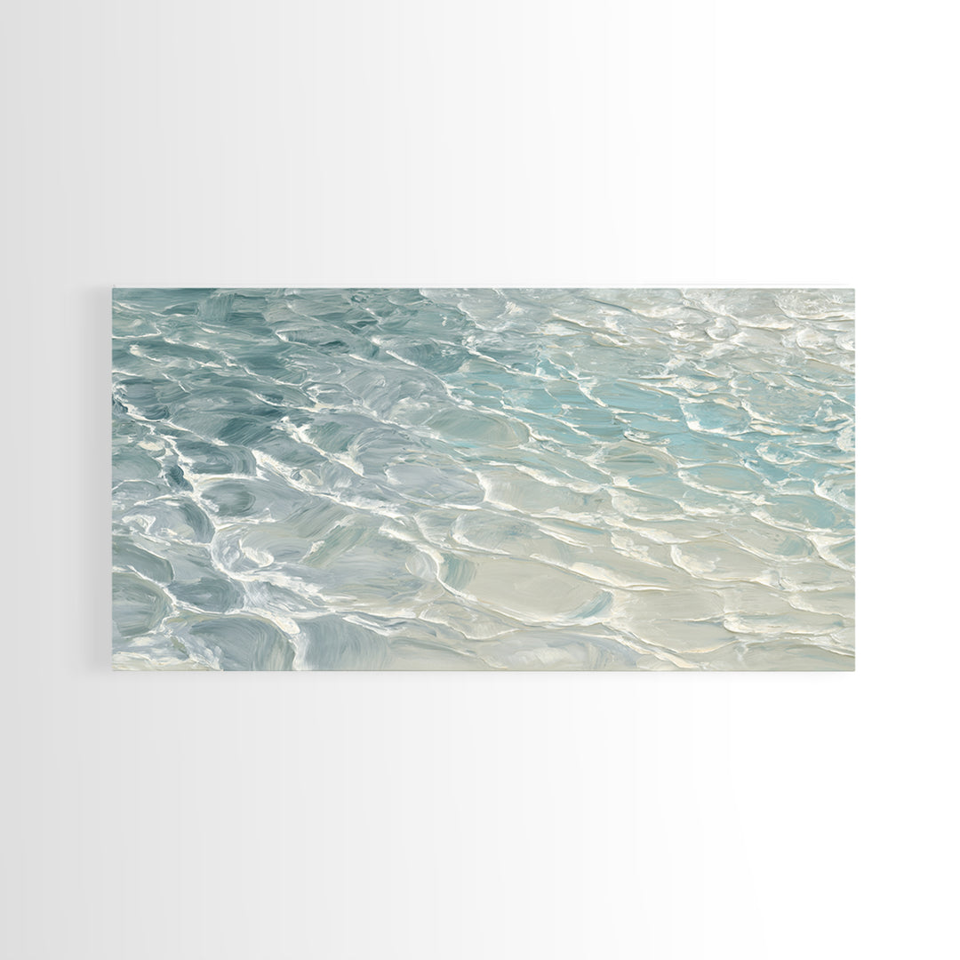 Abstract Water Ripples Canvas Print, Bathroom Art, Wall Art, Bathroom Decor, Abstract Art, Spa, Dog Portrait, Canvas Wall Art, BAT-2x1-73