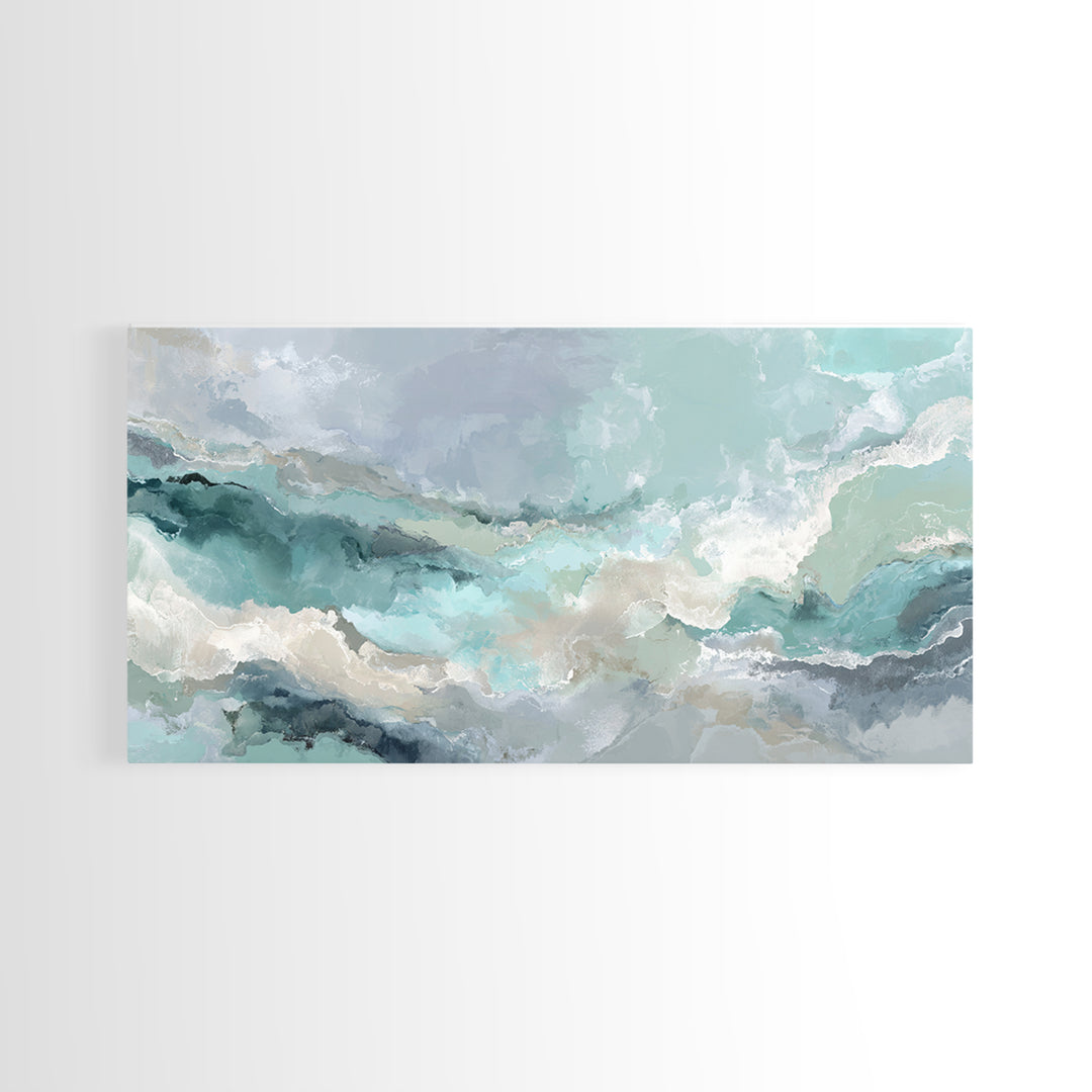 Abstract Marble Texture Framed Canvas Print, Bathroom Art, Bathroom Prints, Bathroom Decor, Abstract Art, Spa, Trendy Wall Art, BAT-2x1-84
